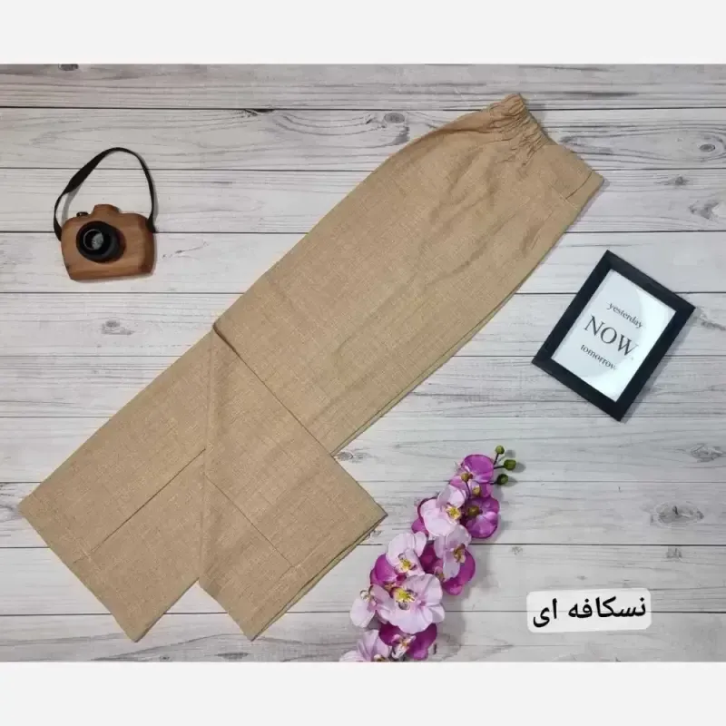 شلوار صوفیا مدل بگ زنانه جنس صوفیا شانتون دیپلمات رنگ بندی متنوع سایز 38 تا 48