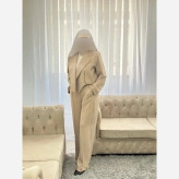 ست کت و شلوار زنانه مدل هرمس جنس بزیاق گرم بالا فری سایز