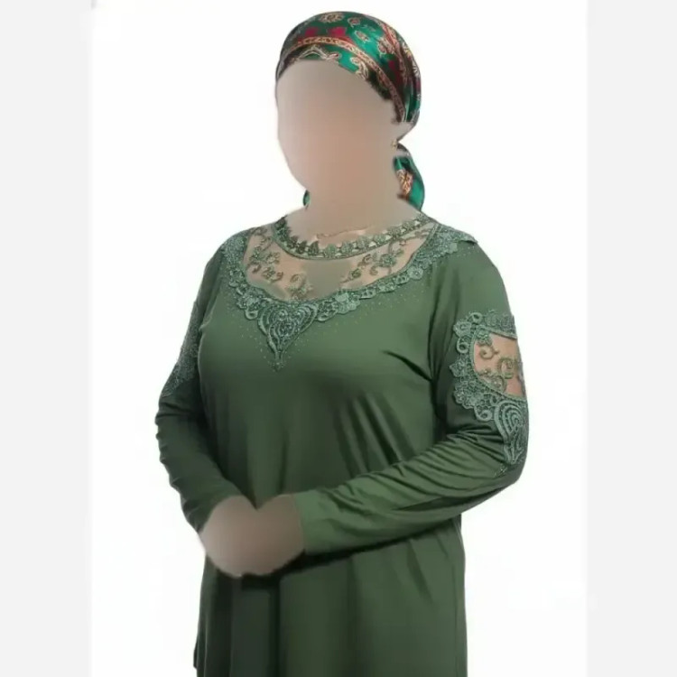 شومیز گیپوری نگین دار مدل دلسا جنس ویسکوز تیپ لاکرا فری سایز