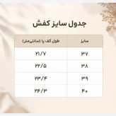 ونس گیپوری گلدار سفید زنانه رویه گیپور زیره PVC سایز 37 تا 40