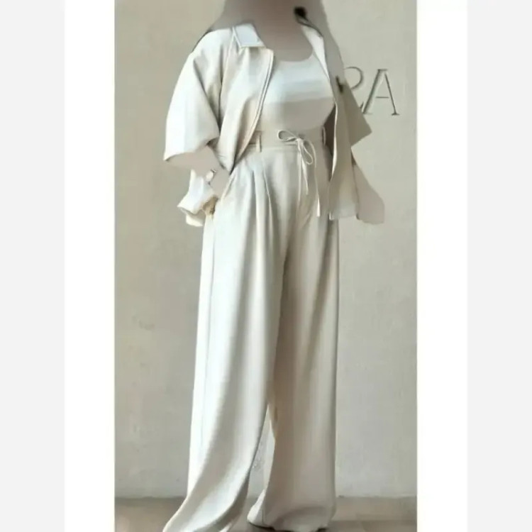 ست دو تیکه مدل نیکا کرپ مازراتی وارداتی درجه یک