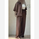 ست دو تیکه مدل نیکا کرپ مازراتی وارداتی درجه یک