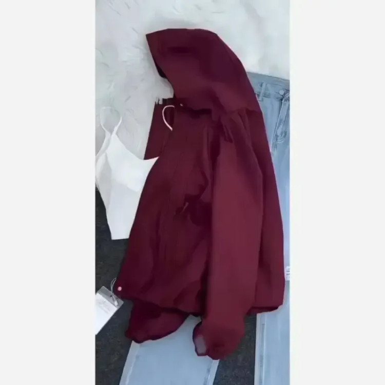 بارونی پینترستی آستر دار جنس تی سی ضدآب سایز فری 38 تا 46