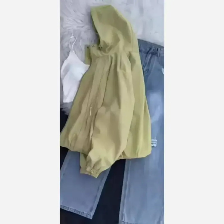 بارونی پینترستی آستر دار جنس تی سی ضدآب سایز فری 38 تا 46