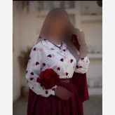 ست شومیز و دامن زنانه مدل قلبی جنس بوگاتی و مازراتی با کمربند سایز 38 تا 48