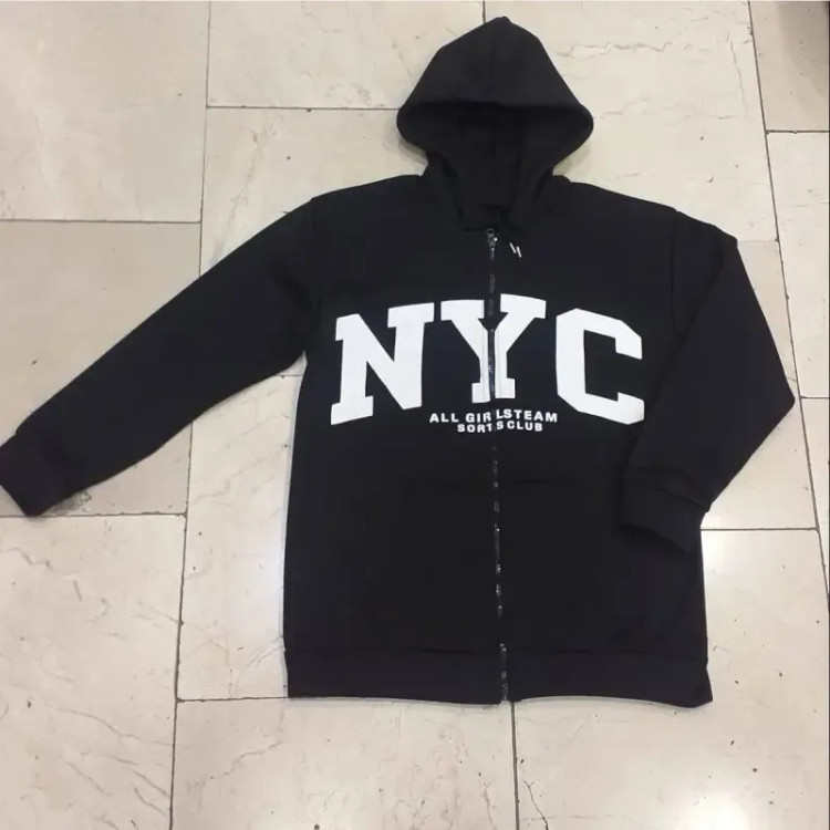 سویشرت زنانه NYC فلامنت داخل کرکی فری سایز