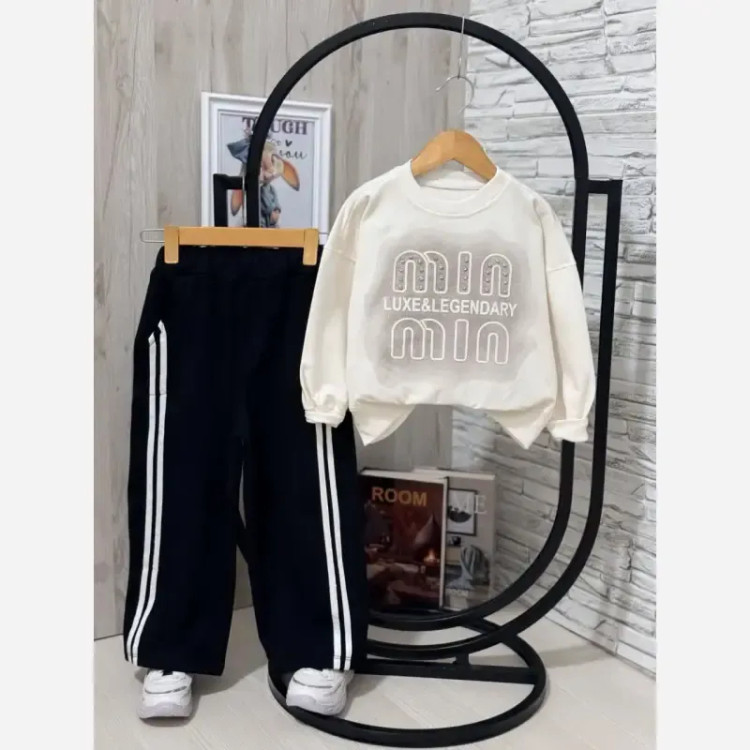 بلوز شلوار دخترانه دورس دو نخ پنبه و شلوار گلکسی سایز 45 تا 65