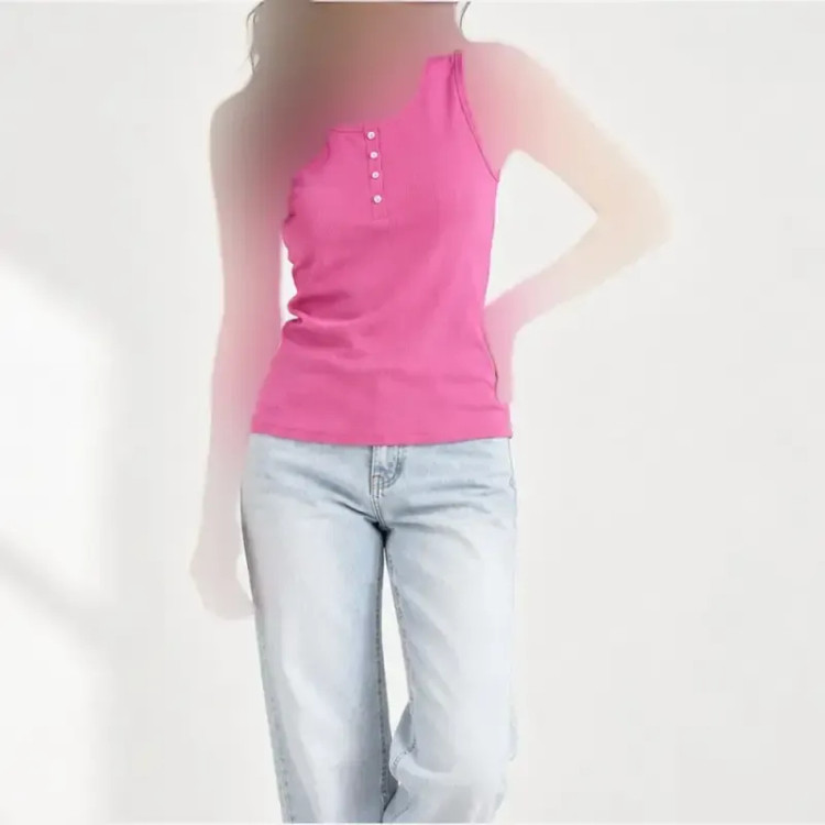تاپ وارداتی کبریتی زنانه و دخترانه پنبهای مارک H&M