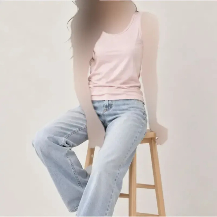 تاپ وارداتی پنبه زنانه و دخترانه تک سایز مارک Angel
