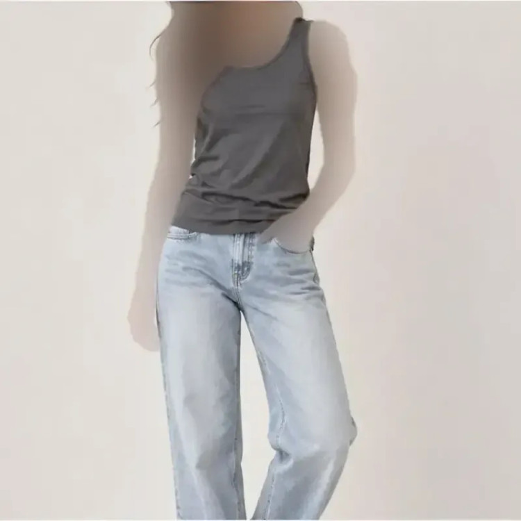 تاپ وارداتی پنبه زنانه و دخترانه تک سایز مارک Angel
