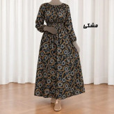 پیراهن ساحلی زنانه کش دار مدل زنجیری نخی فری سایز مناسب تا سایز 48