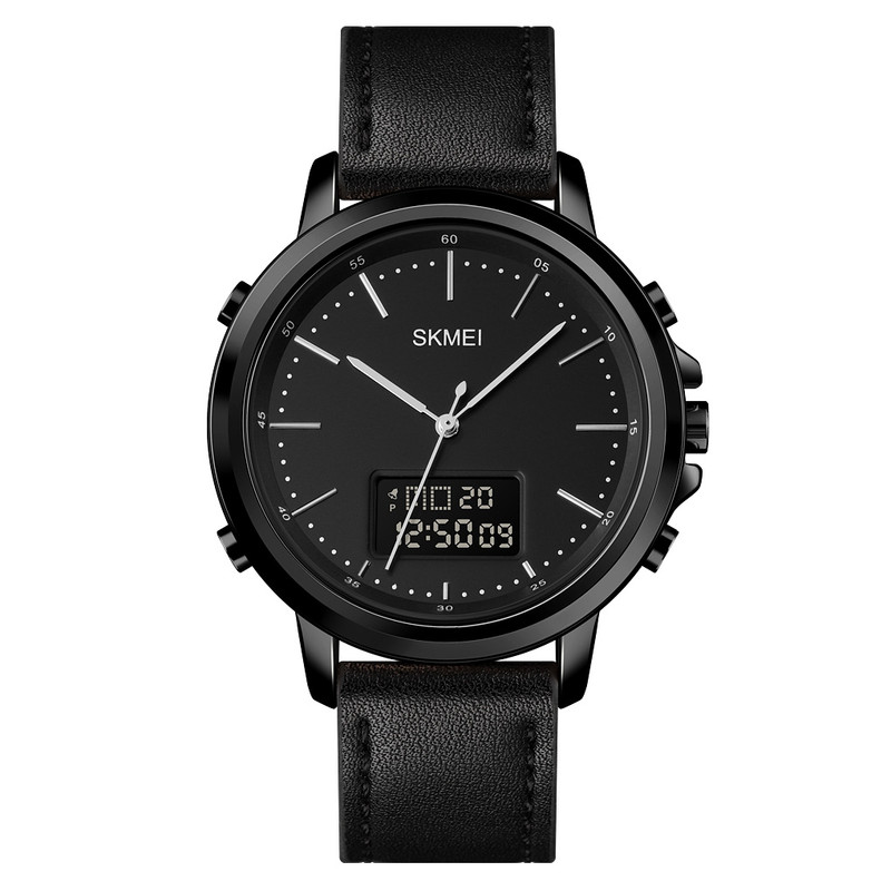 ساعت مچی عقربه‌ای کوارتز مردانه اسکمی مدل 1652-BLK-1