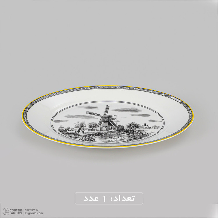 سرویس غذاخوری 28 پارچه 6 نفره چینی زرین ایران مدل ایتالیا ویلیج درجه عالی