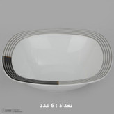 سرویس غذاخوری 27 پارچه 6 نفره چینی زرین ایران مدل وگاس اوریت سری کواترو درجه عالی