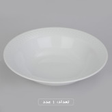 سرویس غذاخوری 102 پارچه چینی زرین ایران سری رادیانس مدل White درجه یک