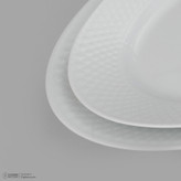 سرویس غذاخوری 102 پارچه چینی زرین ایران سری رادیانس مدل White درجه یک