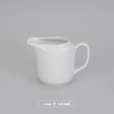 سرویس غذاخوری 102 پارچه چینی زرین ایران سری رادیانس مدل White درجه یک