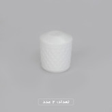 سرویس غذاخوری 102 پارچه چینی زرین ایران سری رادیانس مدل White درجه یک