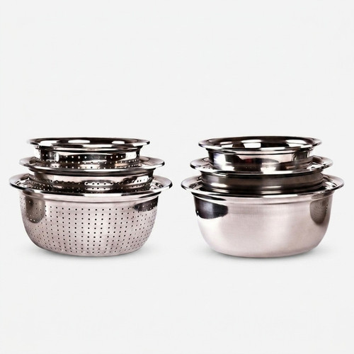 آبکش و لگن مدل SM303438 مجموعه 6 عددی