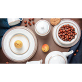 سرویس غذاخوری 102 پارچه 12 نفر چینی زرین ایران مدل ایتالیا اف ریوا درجه عالی