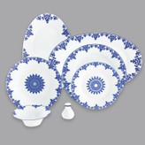 سرویس غذاخوری 108 پارچه 12 نفر چینی زرین ایران مدل Samarkand 108 Pieces High Grade