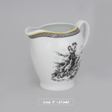 سرویس چینی 102 پارچه غذا خوری چینی زرین ایران سری ایتالیا اف مدل ویلیج درجه یک
