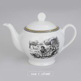 سرویس چینی 102 پارچه غذا خوری چینی زرین ایران سری ایتالیا اف مدل ویلیج درجه یک