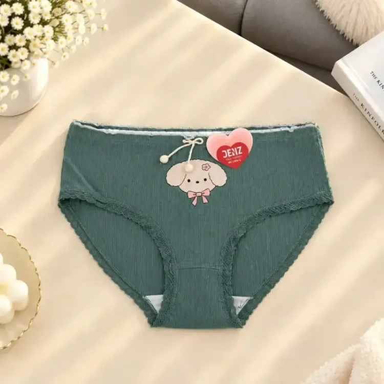 شورت عروسکی وارداتی تمام نخ ضد حساسیت طرح دخترونه سایز 36 تا 40