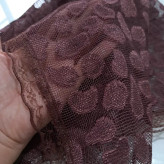 مینی اسکارف گیپور چهار گوش طرح سنگی ابعاد 70 در 70 سانتی متر