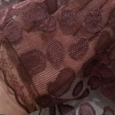 مینی اسکارف گیپور چهار گوش طرح سنگی ابعاد 70 در 70 سانتی متر