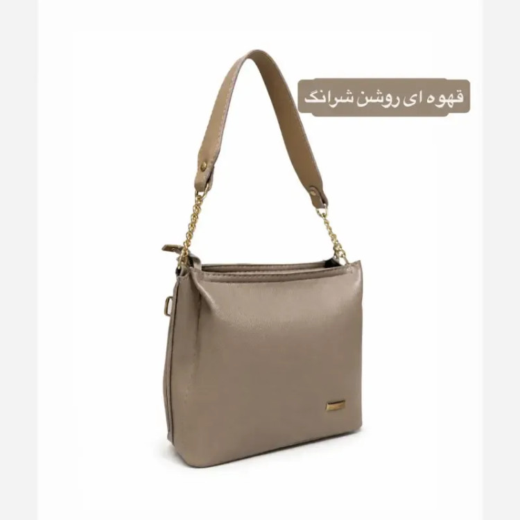 کیف زنانه چرم مصنوعی رسمی و روزمره با بند بلند