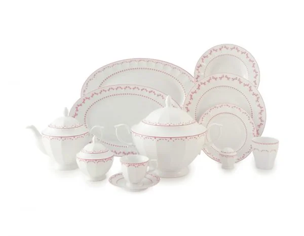 چینی زرین فرانسیس صورتی نئوکلاسیک