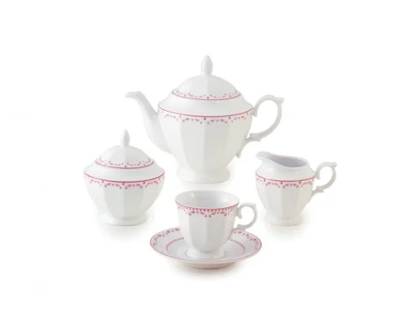 چینی زرین فرانسیس صورتی نئوکلاسیک