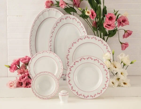 چینی زرین فرانسیس صورتی نئوکلاسیک