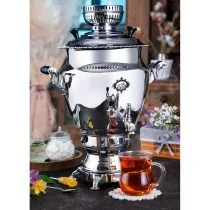 سماور گازی عالی نسب گنجینه سیمین