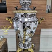 سماور گازی عالی نسب نگین نفیس طلایی