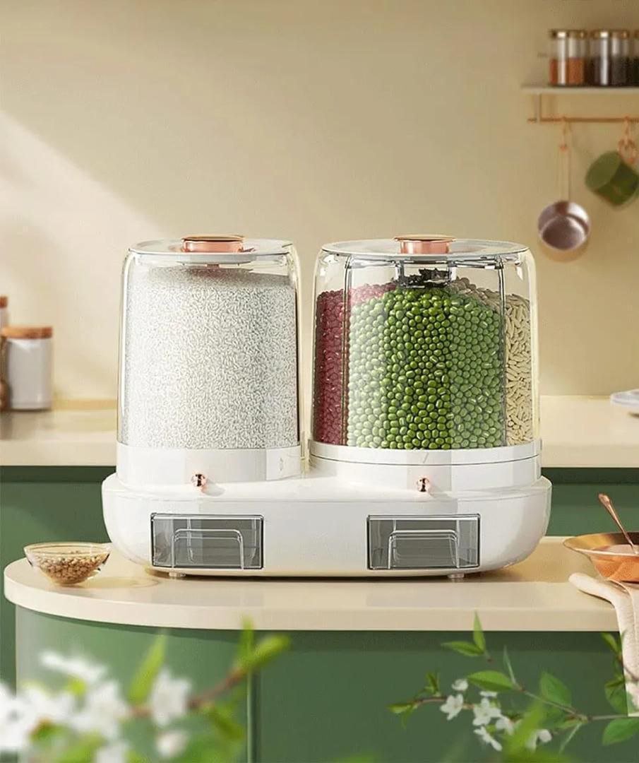 جا حبوبات و برنجی دو طبقه