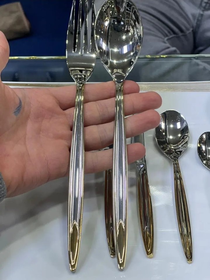 قاشق و چنگال سوزنی یونیک