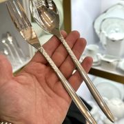 قاشق و چنگال سوزنی براق