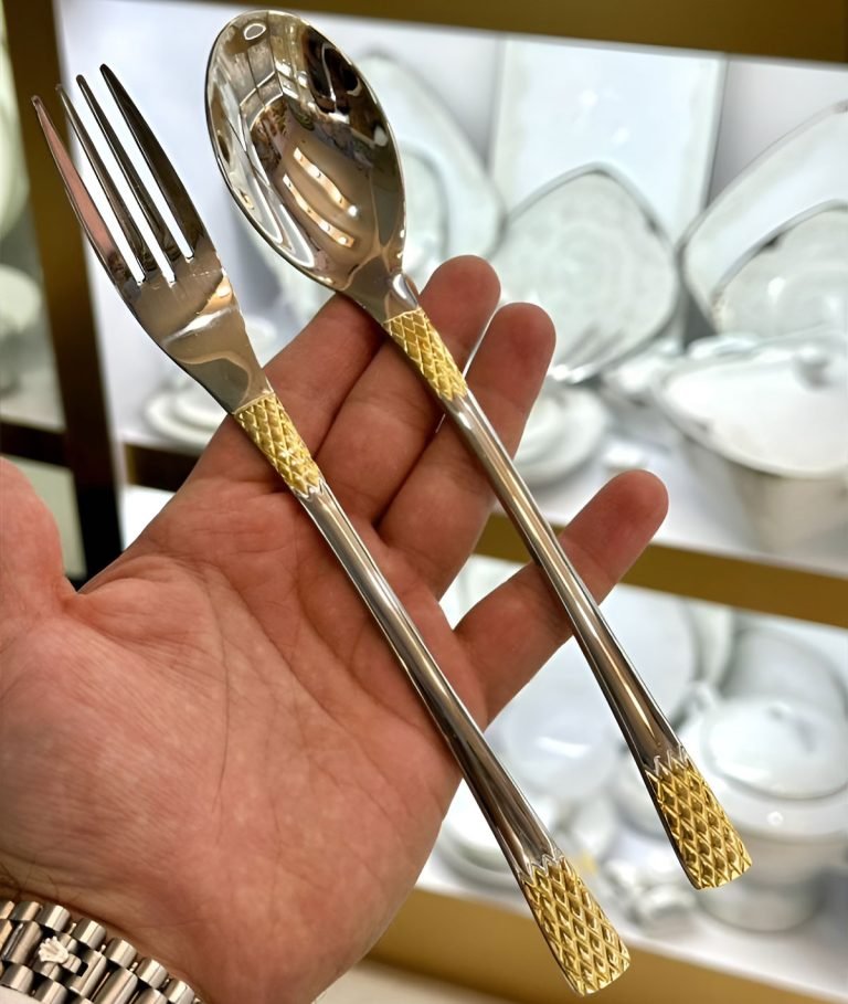 سرویس قاشق چنگال آناناسی