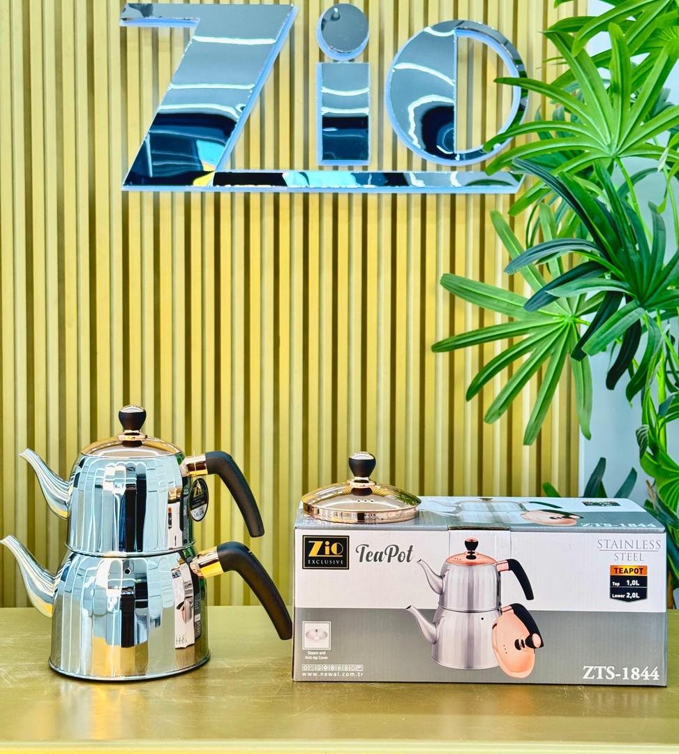 کتری و قوری استیل زیو