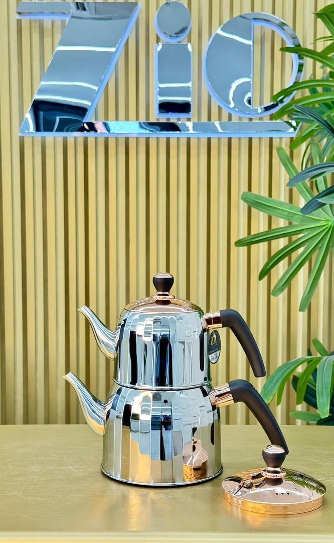 کتری و قوری استیل زیو