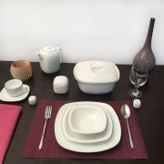 چینی یاسمن لب طلا ۷۷ پارچه