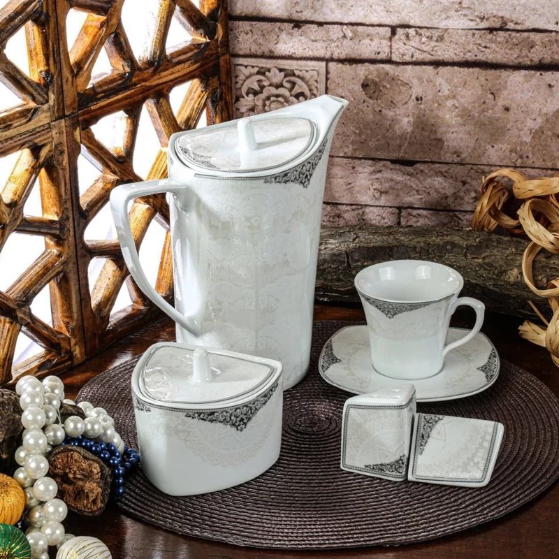 سرویس ۱۰۵ پارچه چینی سوناتا پلاتین