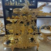 میز بار آبکاری طلای اماراتی