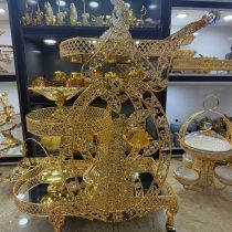 میز بار آبکاری طلای اماراتی