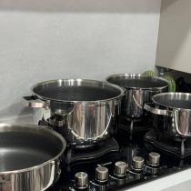سرویس قابلمه استیل ۸ پارچه عرشیا مدل SS272-3714