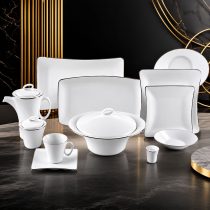 سرویس ۹۷ پارچه چینی زرین پیکره وینچی سمن